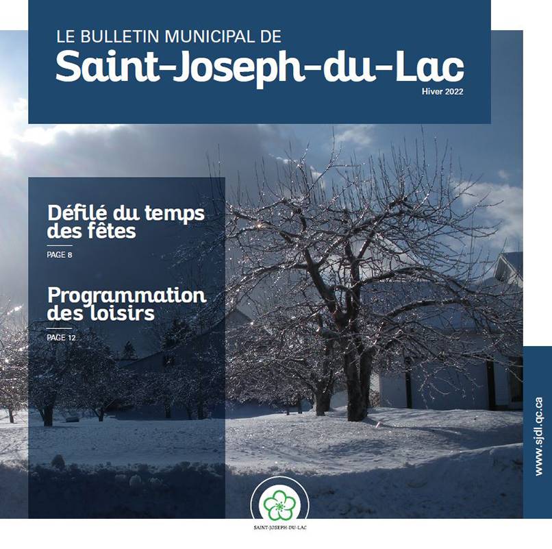 Accueil Municipalité de SaintJosephduLac